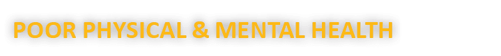 PooR Physical & Mental HEalth