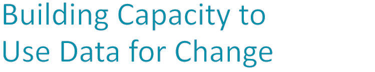 Building Capacity to Use Data for Change