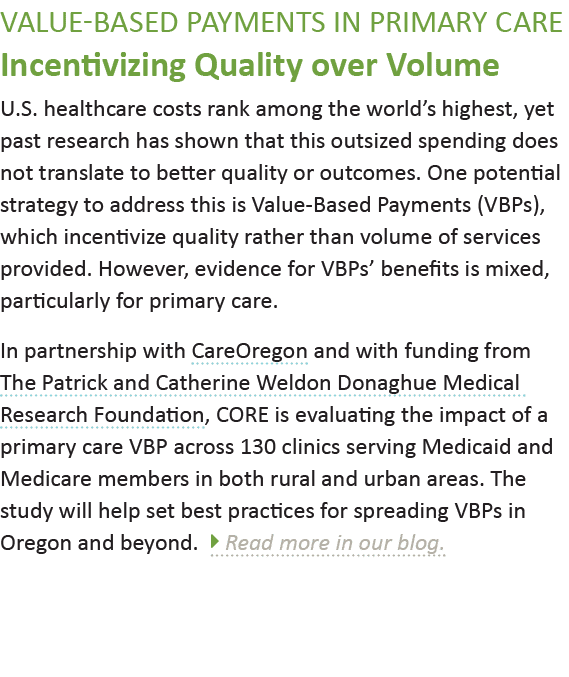  Value-Based Payments in Primary Care Incentivizing Quality over Volume U S  healthcare costs rank among the world s    