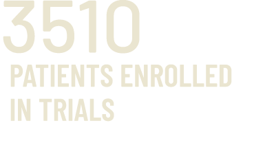 3510 patients enrolled in trials 